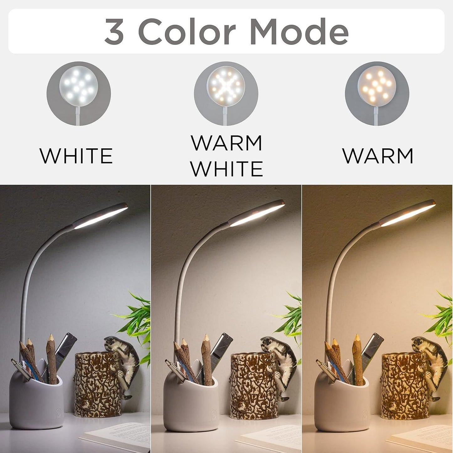 Study Lamp With Pen Holder