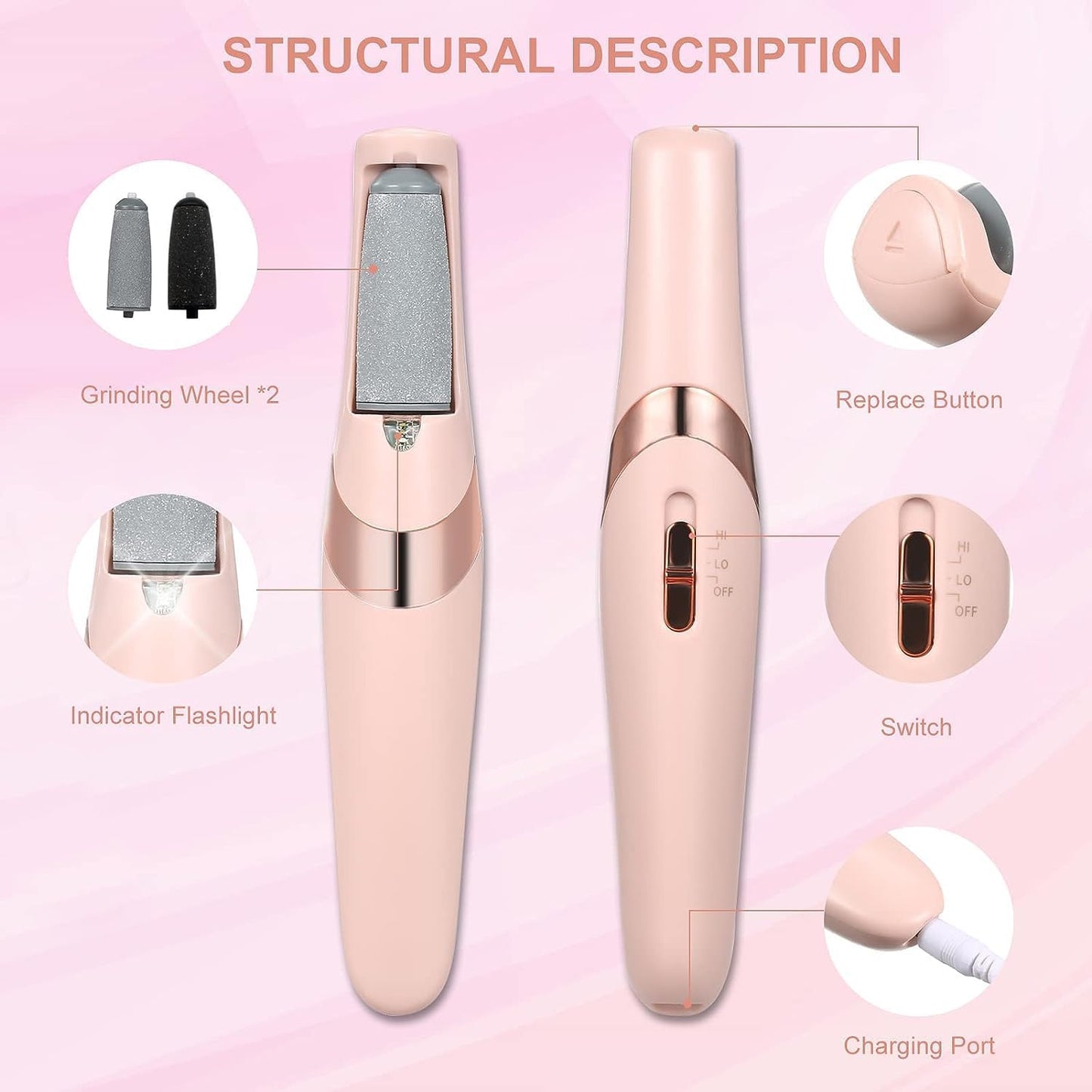 Rechargeable Callus Remover