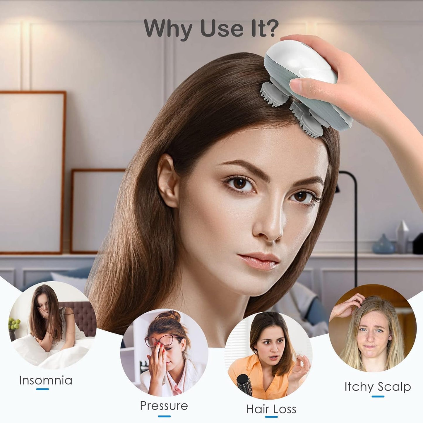 Scalp Head Massager Vibrating Machine