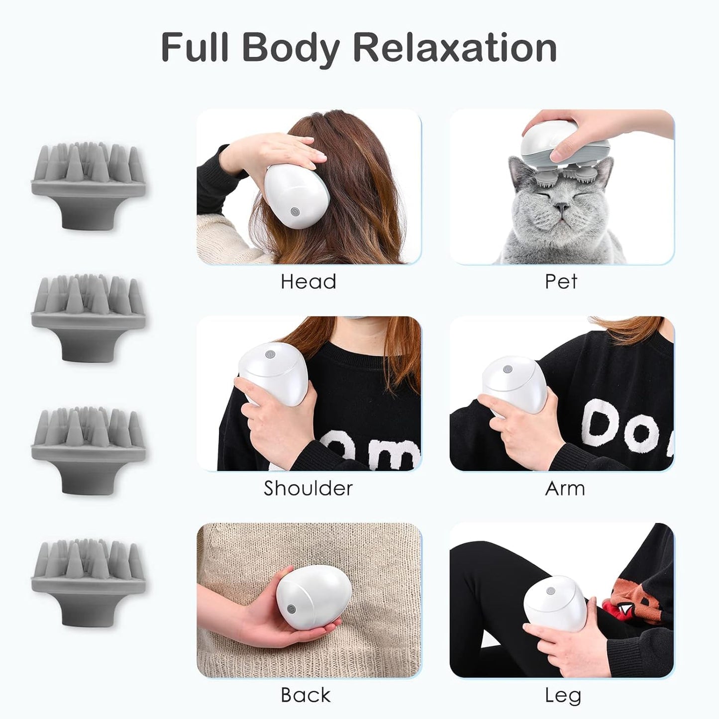 Scalp Head Massager Vibrating Machine