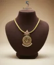Gold Plated Peacock Pendant Necklace for Women | Traditional Temple Jewelry | Pearl Drop Ethnic Chain | Festive & Wedding Wear