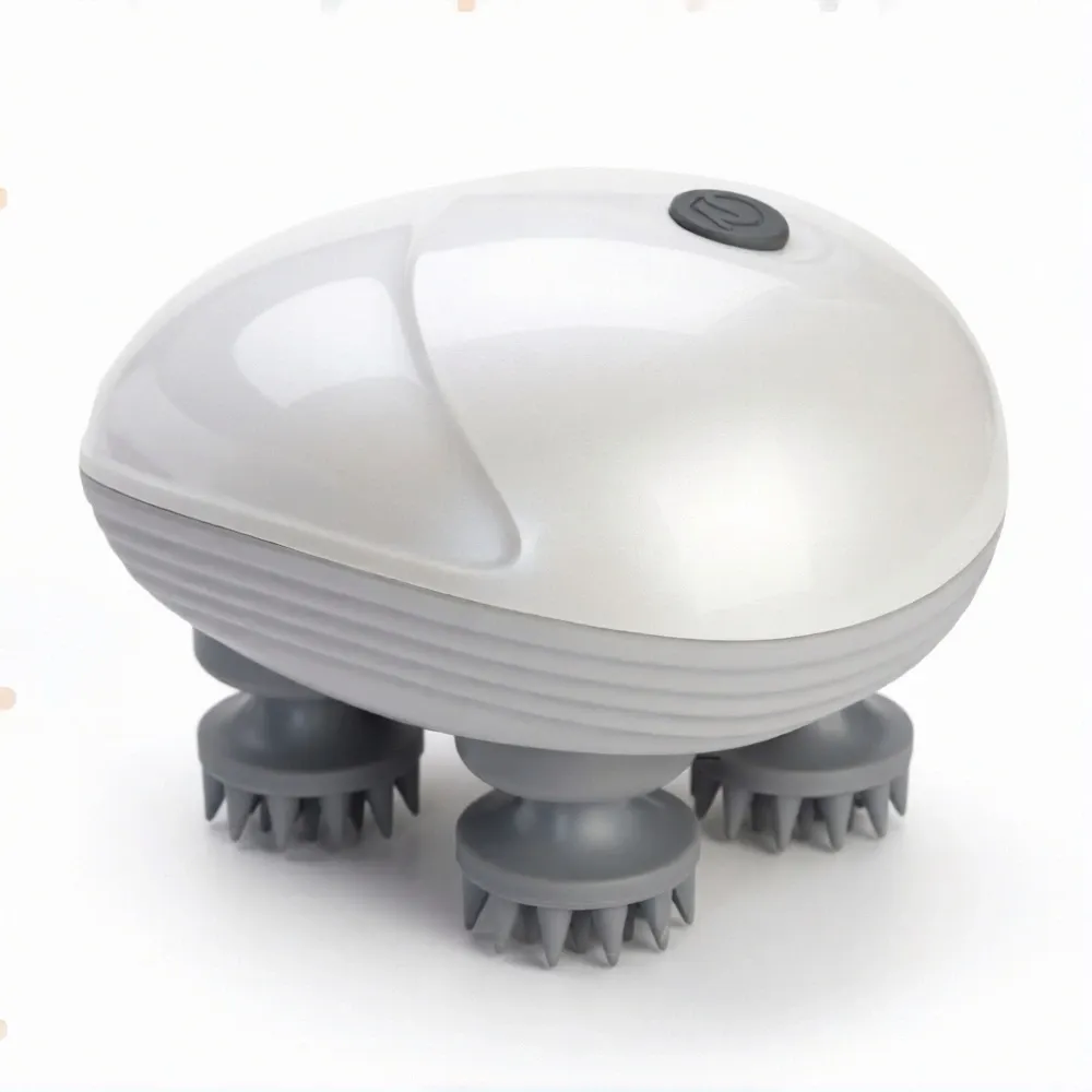 Rechargeable Scalp Head Massager ,Machine with 100 Kneading Nodes, Detachable Massage Head, One Button Mode Switching, Type B Charging Port